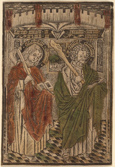 San Mattia e San Giuda con articoli del Credo da Master d