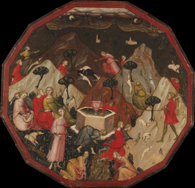 La scoperta delle ninfe di Ameto da Master of 1416
