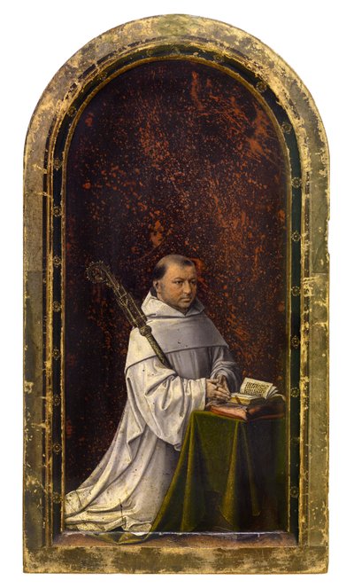 Dittico di Robrecht de Clercq, Abate di Ter Duinen, c.1499 da Master of 1499
