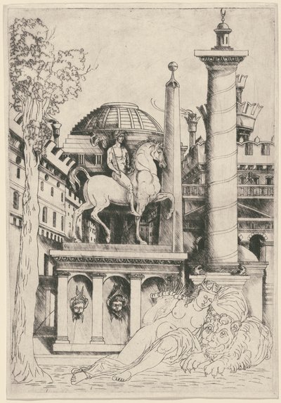 Allegoria della Fortezza (?) da Master of 1515