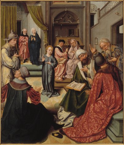 Cristo tra i dottori da Master of 1518.