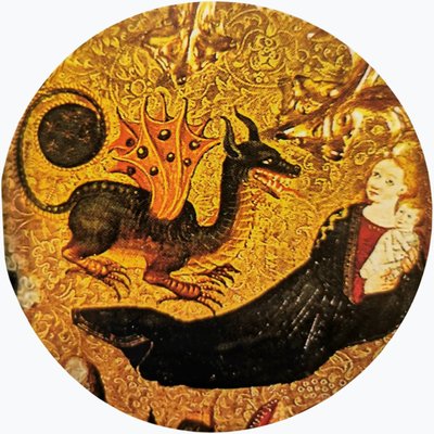 Il sogno di San Giovanni Evangelista a Patmos da Master of Aiguatèbia