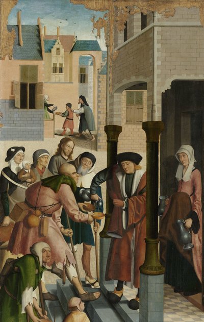 Le sette opere di misericordia da Master of Alkmaar