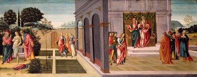 Susanna e i vecchioni nel giardino, e il processo di Susanna davanti ai vecchioni da Master of Apollo and Daphne