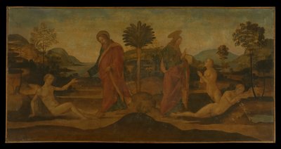La Creazione di Adamo ed Eva da Master of Apollo and Daphne