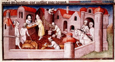 Scena dal Libro delle meraviglie di Marco Polo, inizio XV secolo da Master of Boucicaut