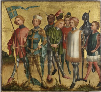 San Gereone di Colonia con soldati, ca 1460 da Master of Cologne