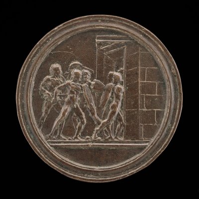 Soldati che attaccano un cancello da Master of Coriolanus