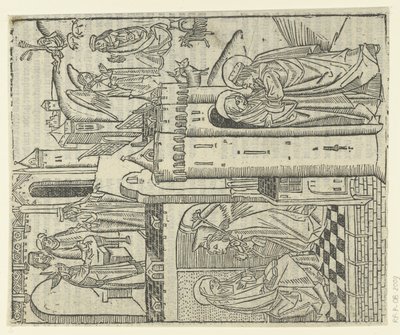 La storia di Anna e Gioacchino da Master of Delft (attributed to)
