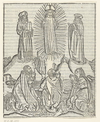 La trasfigurazione di Cristo da Master of Delft (attributed to)