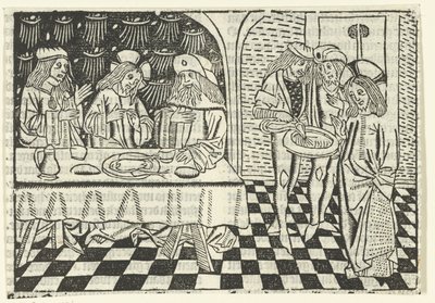 Cena dai Farisei da Master of Delft (attributed to)