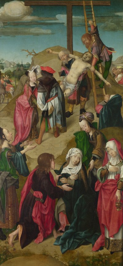 La Deposizione Trittico: Scene della Passione di Cristo, pannello destro da Master of Delft