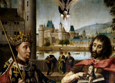 Crocifissione (dettaglio) da Master of Dreux Bude (active c.1425 d.1450)