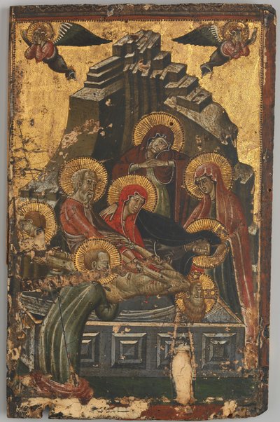 La sepoltura, prima metà del XIV secolo da Master of Forli