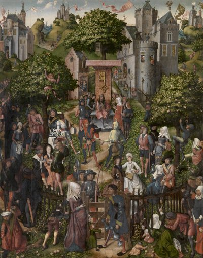Olandese: Schuttersfeest Festa degli arcieri da Master of Frankfurt
