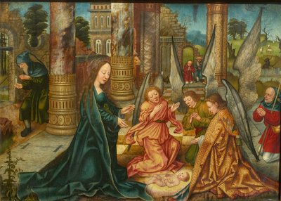 La Natività di Cristo, c. 1510 da Master of Frankfurt