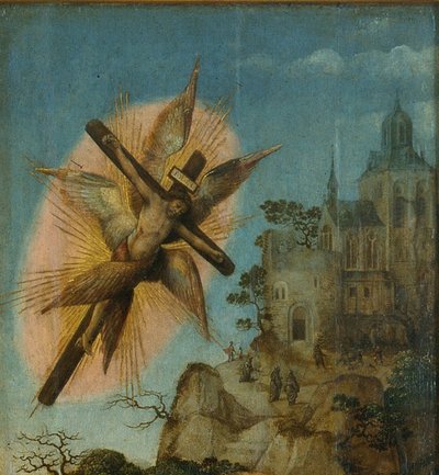 Trittico del Battesimo di Cristo (dettaglio) da Master of Frankfurt