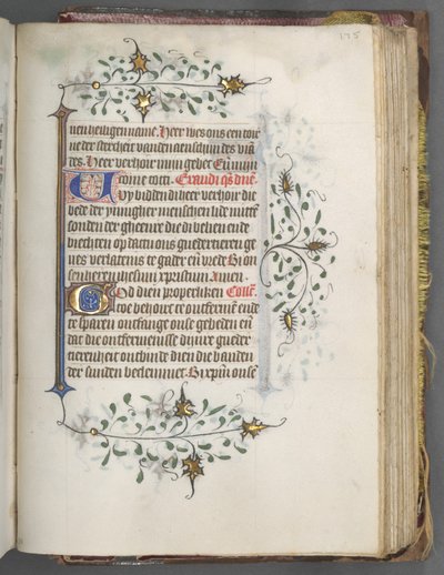 Libro delle Ore (uso di Utrecht): fol. 175r, Testo da Master of Gijsbrecht van Brederode
