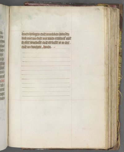 Libro delle Ore Uso di Utrecht: fol. 158r, Testo, c. 1460-1465 da Master of Gijsbrecht van Brederode