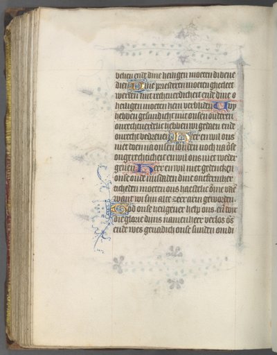 Libro delle Ore Uso di Utrecht: fol. 174v, Testo, c. 1460-1465 da Master of Gijsbrecht van Brederode