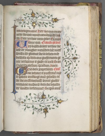 Libro delle Ore Uso di Utrecht: fol. 175r, Testo da Master of Gijsbrecht van Brederode