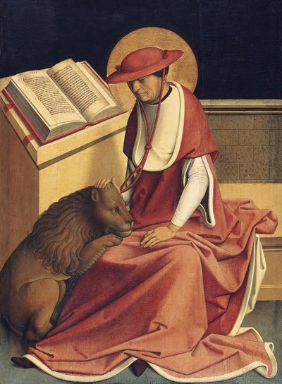 San Girolamo come cardinale da Master of Grossgmain