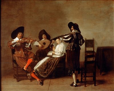 Serata Musicale, inizio XVII secolo da Master of Haarlem