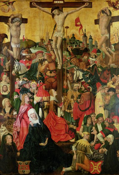 La Crocifissione, c.1500 da Master of Hamburg