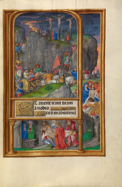 La crocifissione da Master of James IV of Scotland