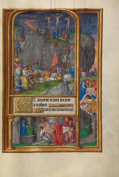 La Crocifissione da Master of James IV of Scotland
