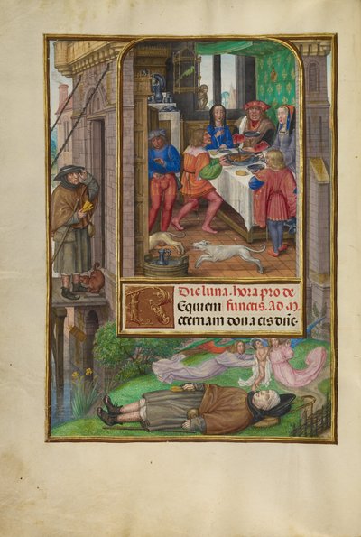 La Festa di Dives da Master of James IV of Scotland