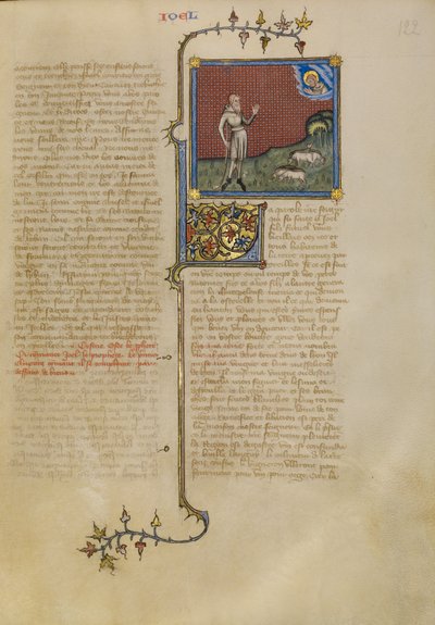 Dio parla a Gioele da Master of Jean de Mandeville