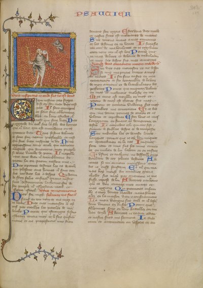 Il folle e il demone da Master of Jean de Mandeville