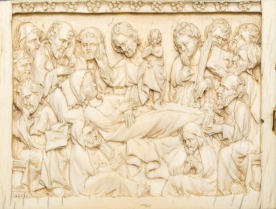Frammento di Dittico: La Morte della Vergine, 1375-1400 da Master of Kremsmunster