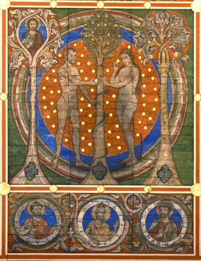 Adamo ed Eva (dettaglio) da Master of Lower Saxony