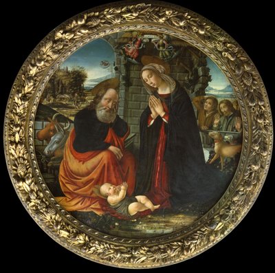 La Natività, con Maria e Giuseppe in viaggio verso Betlemme, l