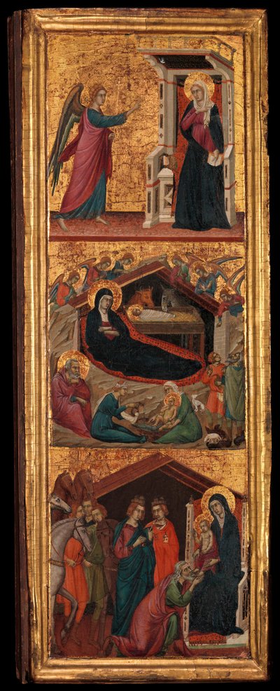 Santi e scene della vita della Vergine, ca. 1320 da Master of Monte Oliveto