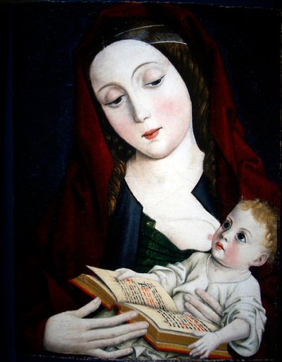 La Vergine e il Bambino da Master of Osma