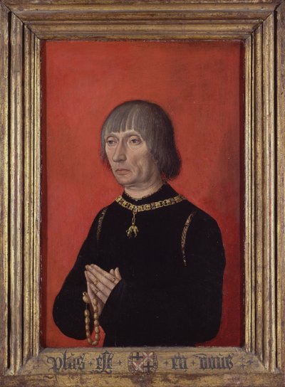 Ritratto di Louis de Bruges, signore di Gruuthuse (1422-1492) da Master of Portraits of Princes