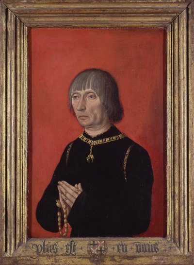 Ritratto di Lodewijk van Gruuthuuse da Master of Portraits of Princes