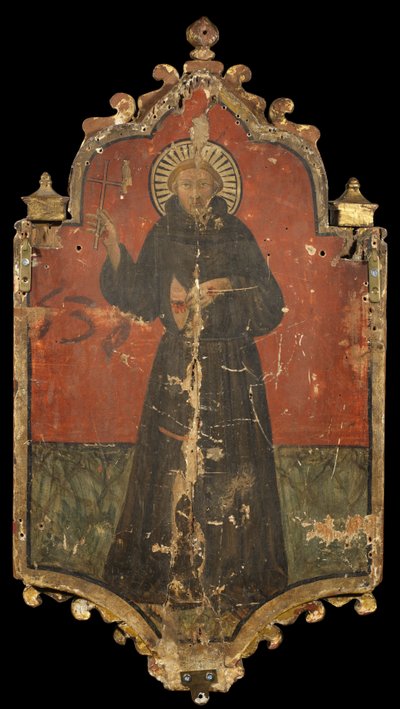 San Francesco (verso) (c.1400) da Master of Roncaiette (attr. to)