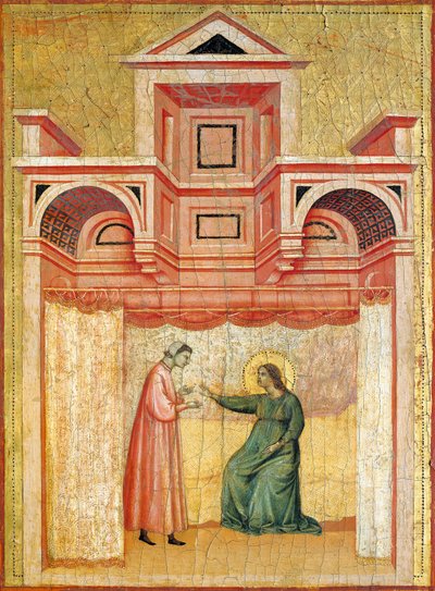 Cecilia persuade il marito Valeriano al battesimo, dettaglio dall