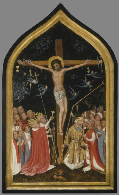 Cristo sulla croce vivente da Master of Saint Veronica