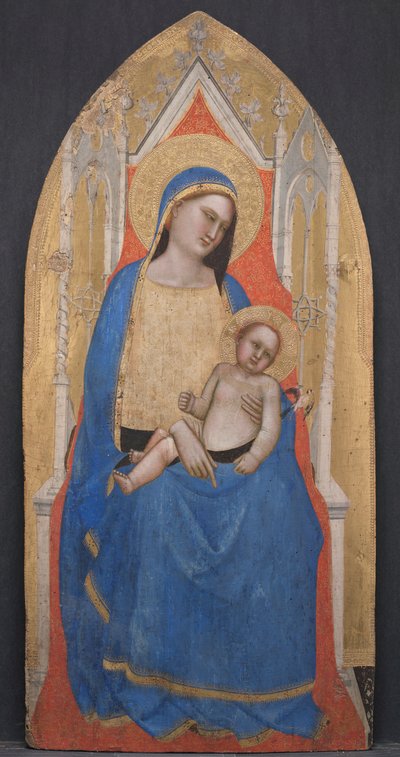 Madonna col Bambino in trono da Master of San Lucchese