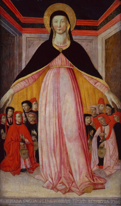 Madonna della Misericordia da Master of San Miniato
