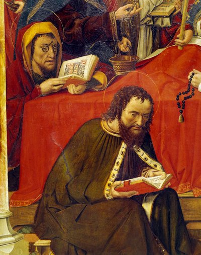 La morte della Vergine (dettaglio) da Master of Santa Maria del Campo