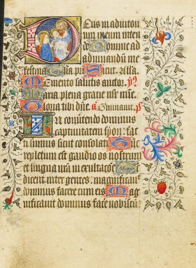 Iniziale D: La presentazione al Tempio da Master of Sir John Fastolf
