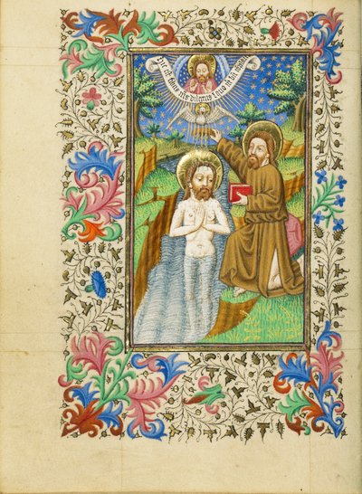 Il Battesimo di Cristo da Master of Sir John Fastolf