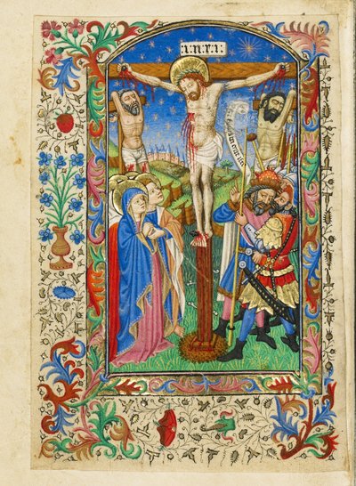 La crocifissione da Master of Sir John Fastolf