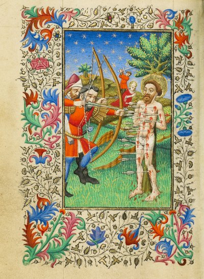 Il martirio di San Sebastiano da Master of Sir John Fastolf